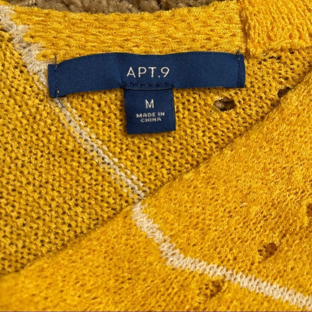🆕 Apt 9 Yellow Knit Top - Picture 5 of 6